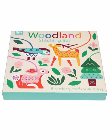 Not Specified Children's Craft Kits Woodland Learn to Stitch Activity Cards 15817