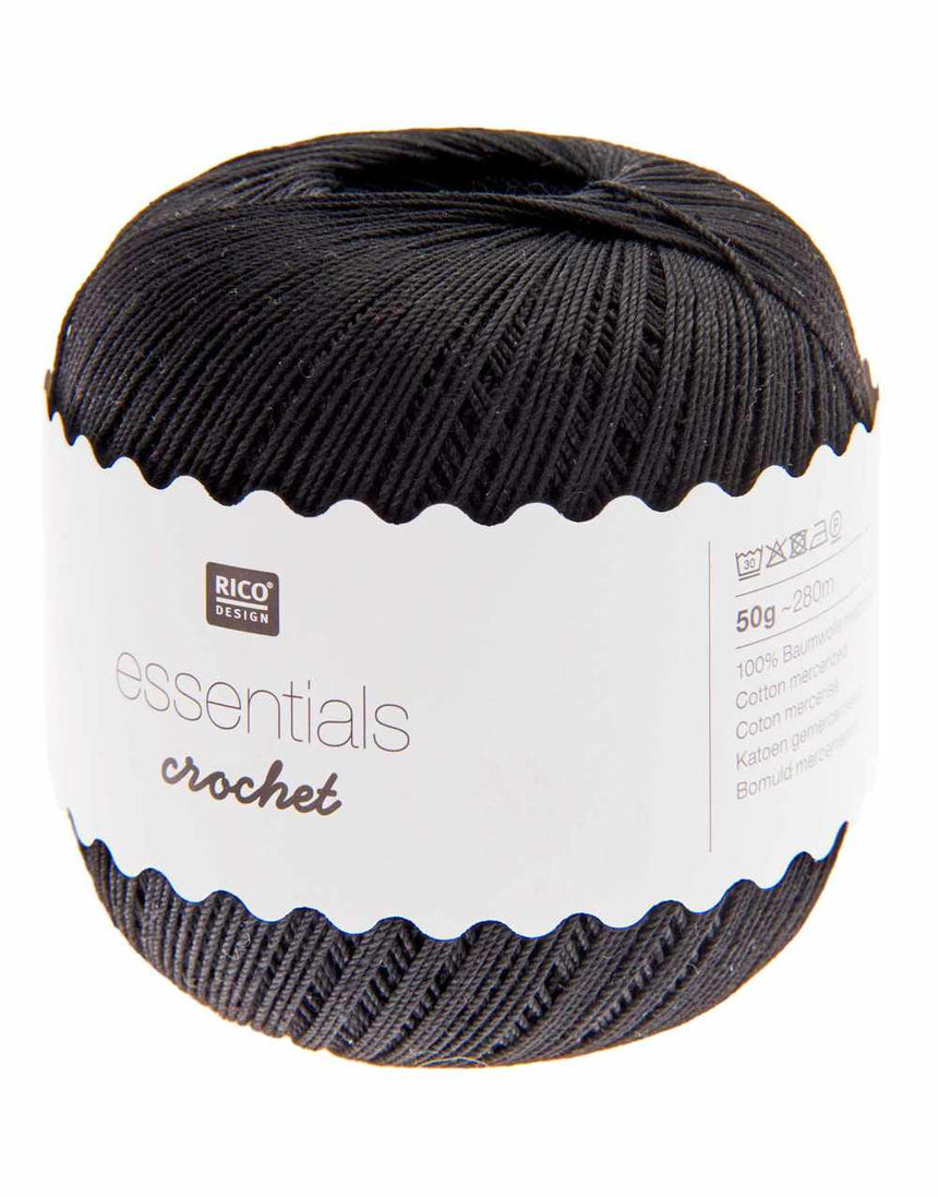 Rico Essentials Crochet Yarn, Various Colours