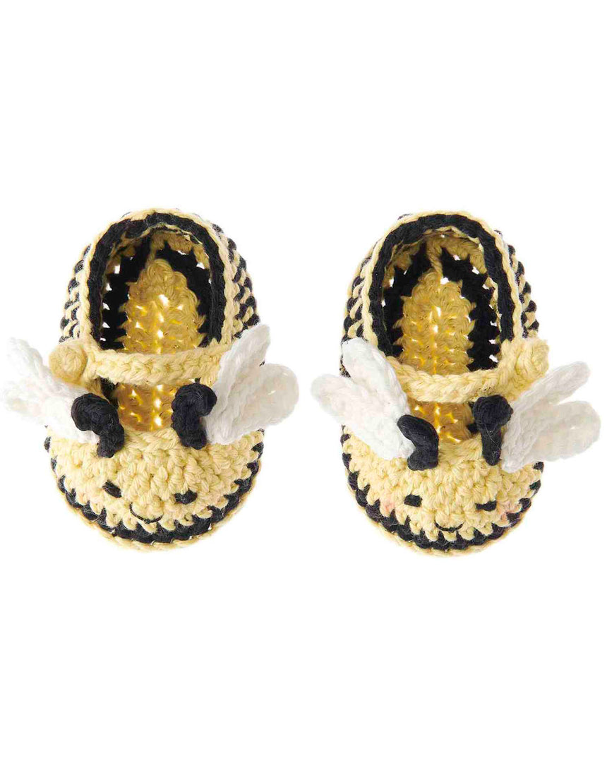 Bee Baby Booties Ricorumi Crochet Kit