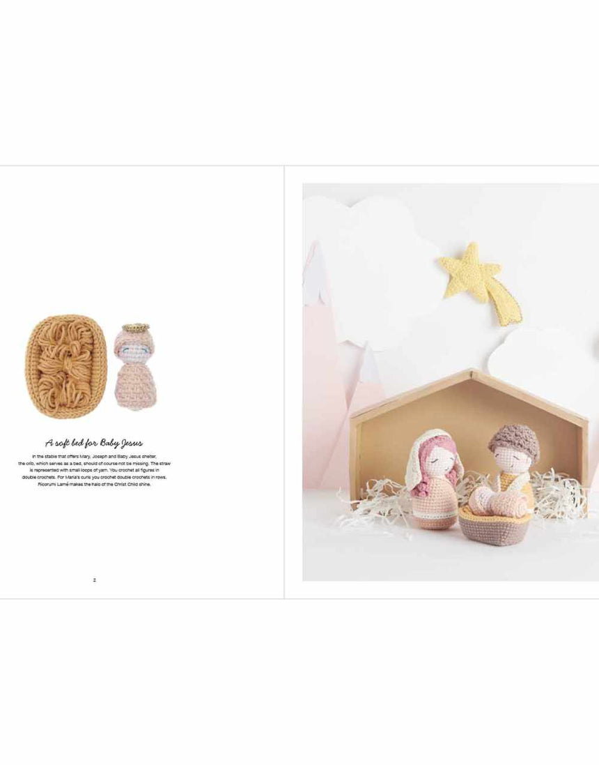 Christmas Crib Ricorumi Pattern Book, Rico Design