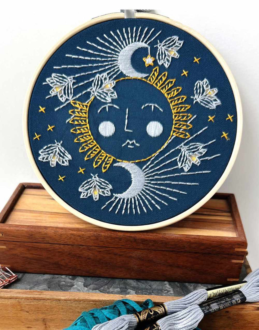 Moonglow Embroidery Kit, Rikrack