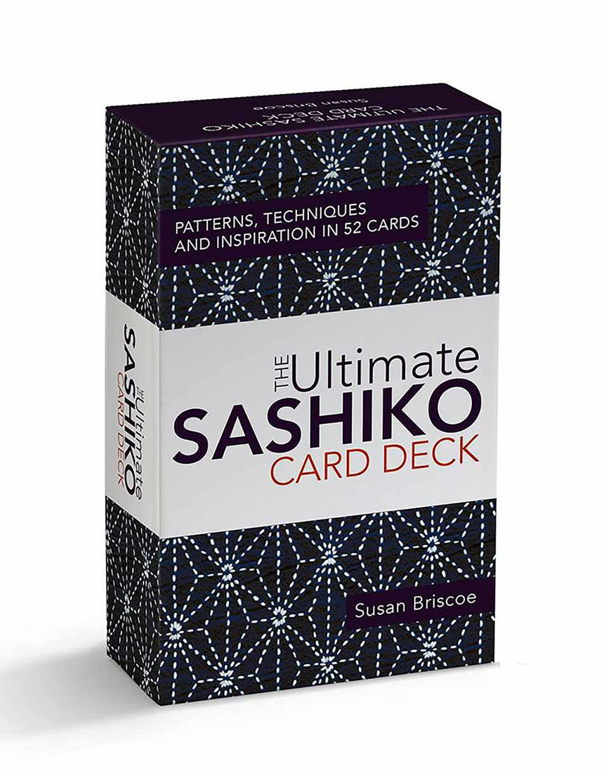 The Ultimate Sashiko Card Deck, Patterns in 52 Cards by Susan Briscoe