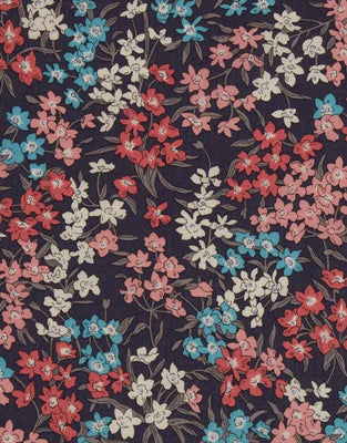 Remnant 1.85m - Liberty Fabrics Tana Lawn® Sea Blossoms B