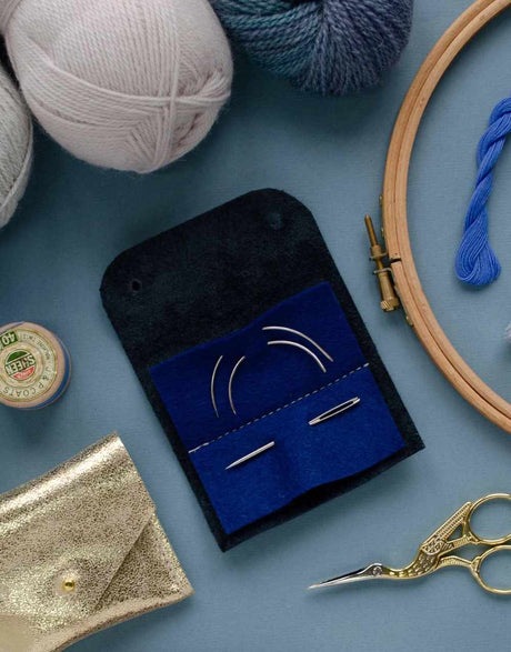 Mini Leather Sewing Needle Case, Studio Lowen