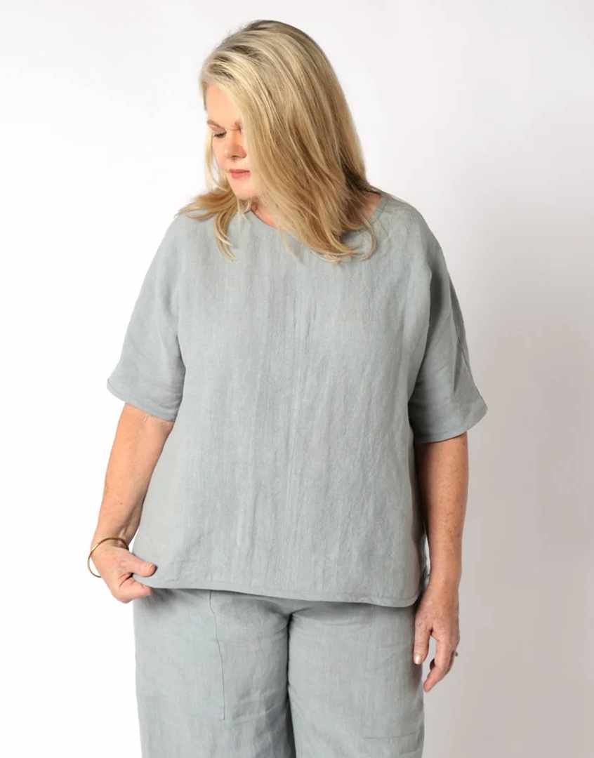 Cora Top Sewing Pattern, Tessuti