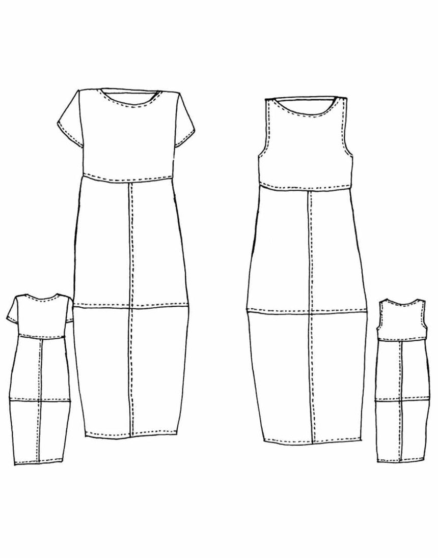 Eva Dress Sewing Pattern, Tessuti