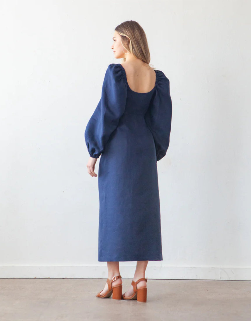 Lora Dress Sewing Pattern, True Bias