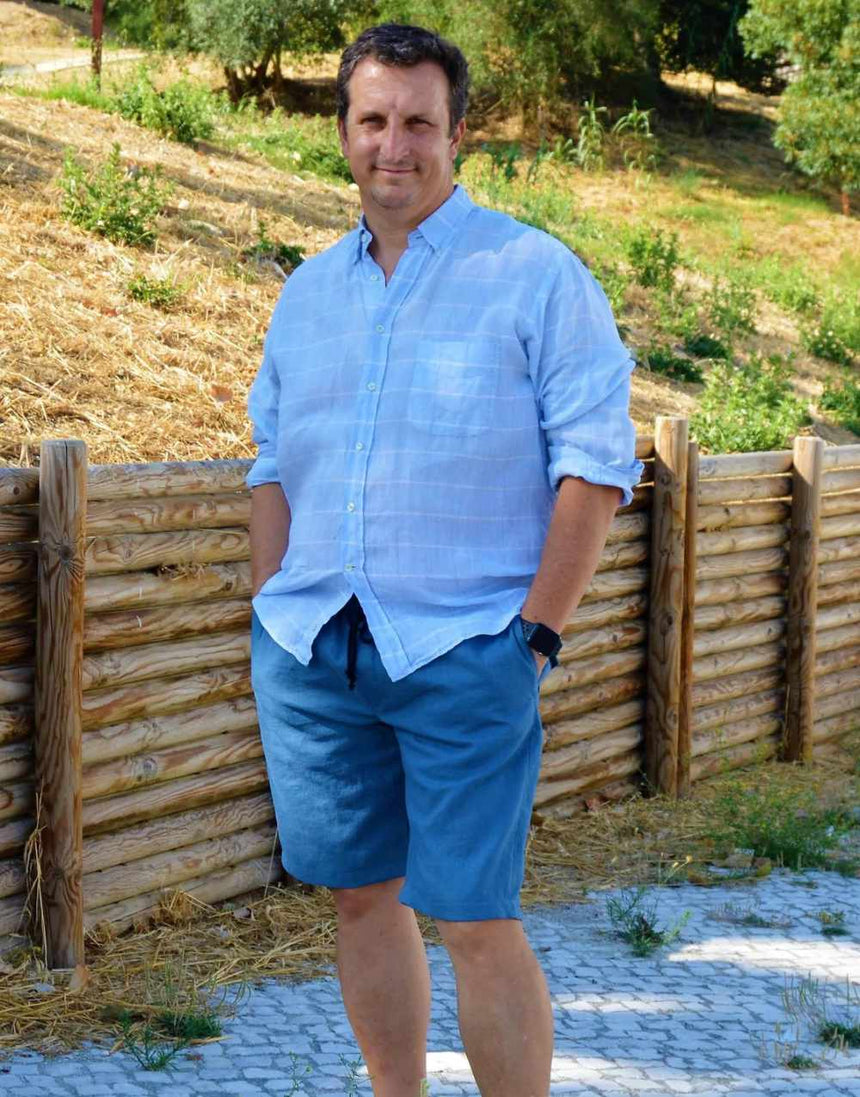 Summer Pants Men's Sewing Pattern, Wardrobe by Me