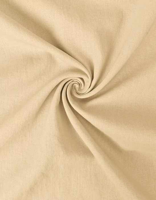 Remnant 2m - Taupe Washed Linen Fabric