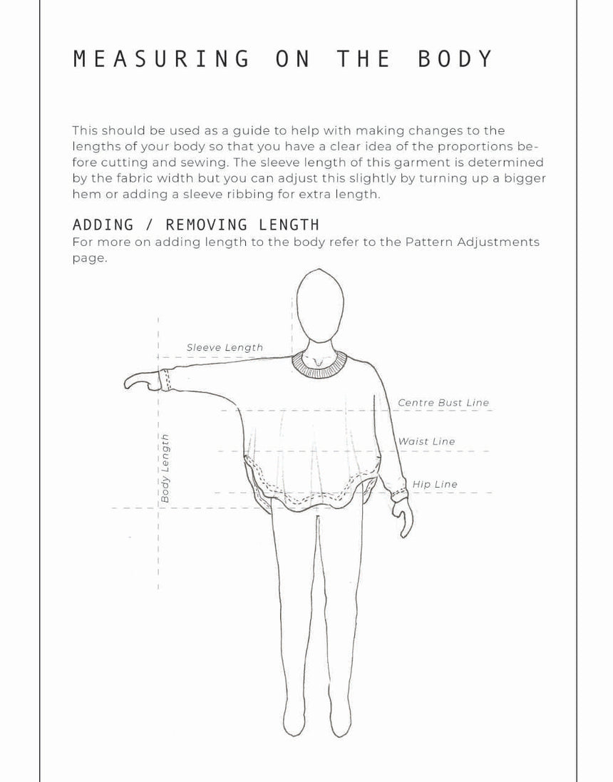 Jumper Zero Waste Sewing Pattern PDF, Birgitta Helmersson