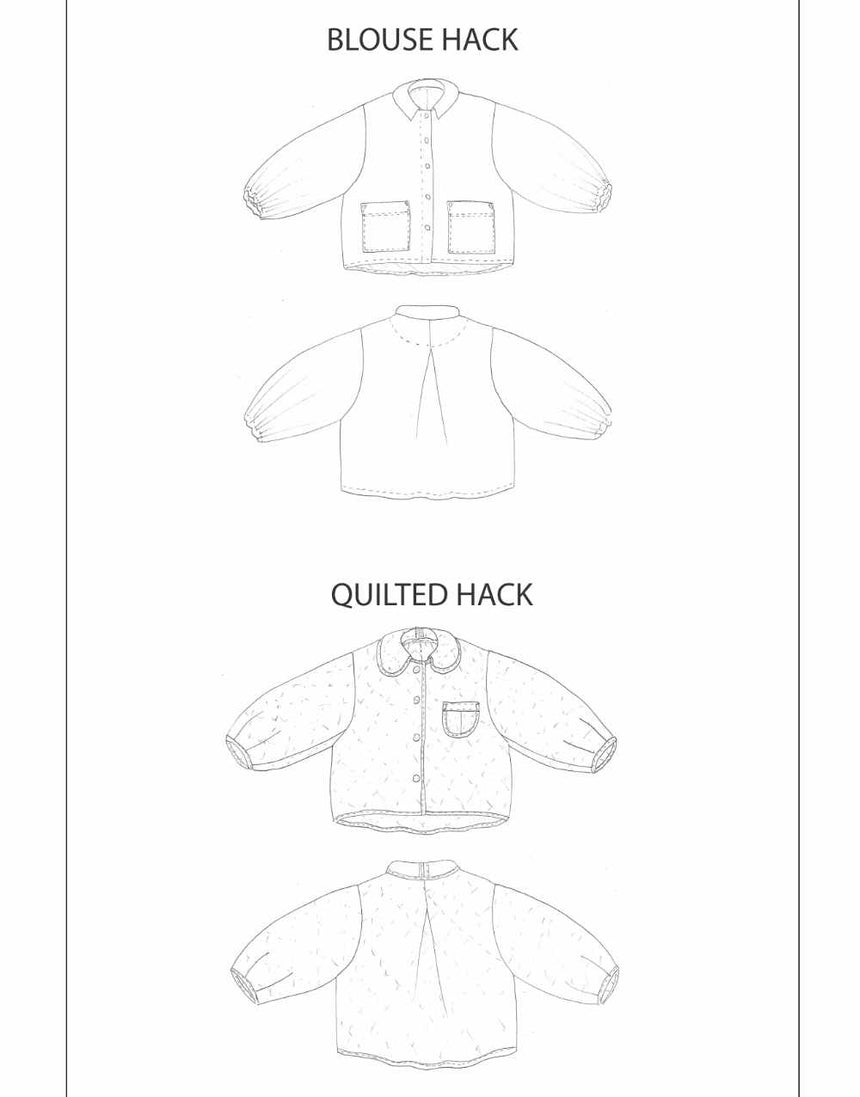 Birgitta Helmersson Coats & Jackets Bell Jacket Zero Waste Sewing Pattern PDF, Birgitta Helmersson 15113