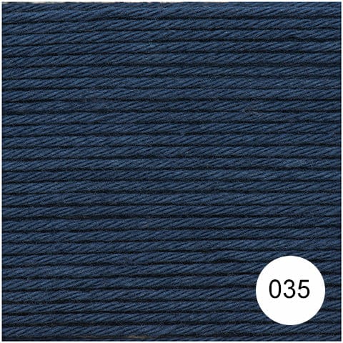 Rico Yarn & Wool 035 Midnight Blue Rico Ricorumi DK Cotton Yarn, 25g All Colours 4050051561872 4050051561872