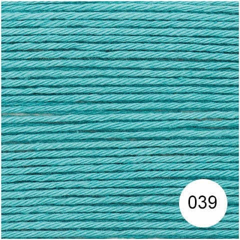 Rico Yarn & Wool 039 Turquoise Rico Ricorumi DK Cotton Yarn, 25g All Colours 4050051561919 4050051561919