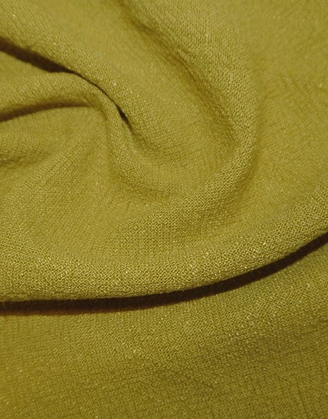 Not Specified Stonewashed Linen Green / Plain Chartreuse Stonewashed Linen Fabric 10109