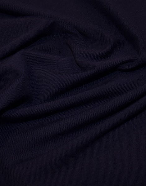 Not Specified Cotton Jersey Navy / Plain Navy Organic Cotton Jersey Fabric 21300