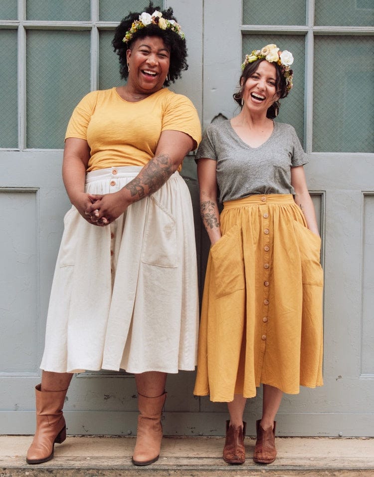 Plus size corduroy skirt vs brim best sale