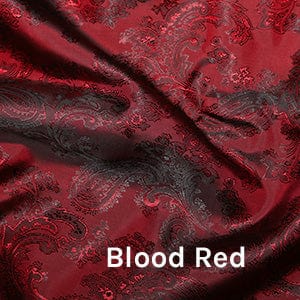 Not Specified Lining Fabric Blood Red Paisley Jacquard Dress Lining Fabric, Various Colours 15090210