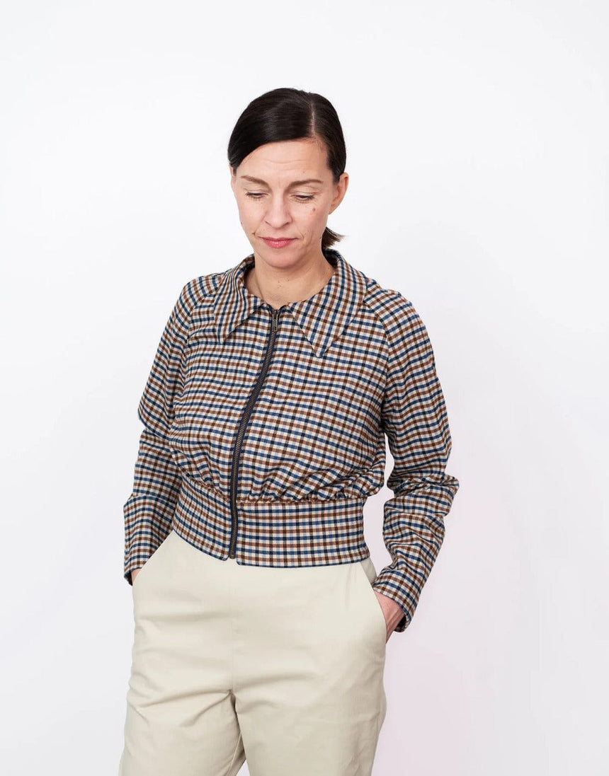 The Assembly Line Coats & Jackets Cropped Jacket Sewing Pattern, The Assembly Line