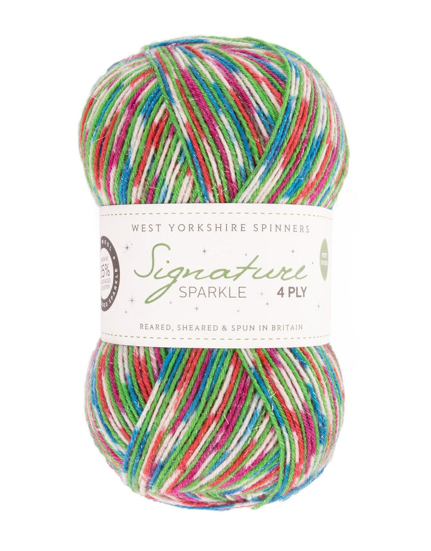 West Yorkshire Spinners Yarn & Wool Sparkle Fairy Lights Signature 4-Ply Yarn Festive Collection, West Yorkshire Spinners 5053682069051 5053682069051