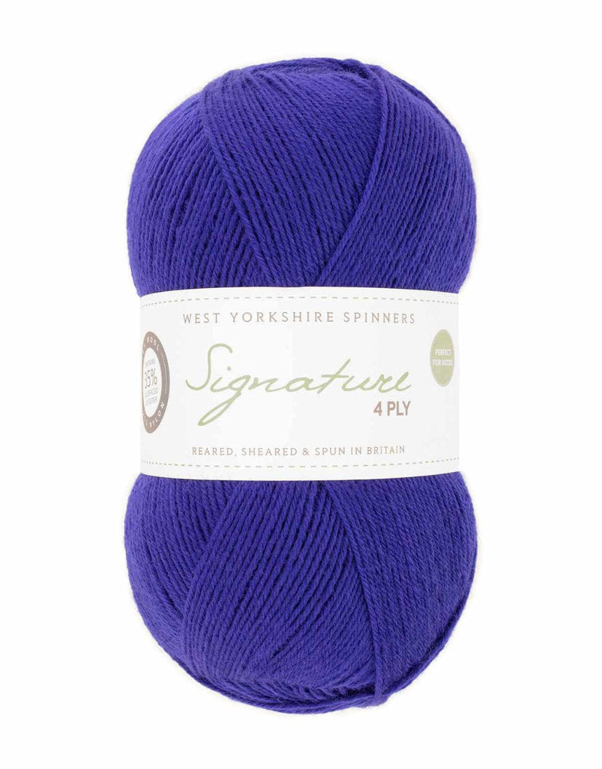 West Yorkshire Spinners Yarn & Wool Solid Signature 4-Ply Yarn, West Yorkshire Spinners