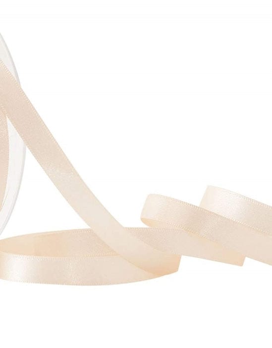 Not Specified Ribbon & Trimming Cream Double Faced Satin Ribbon 10mm 5024264043714 5024264043714