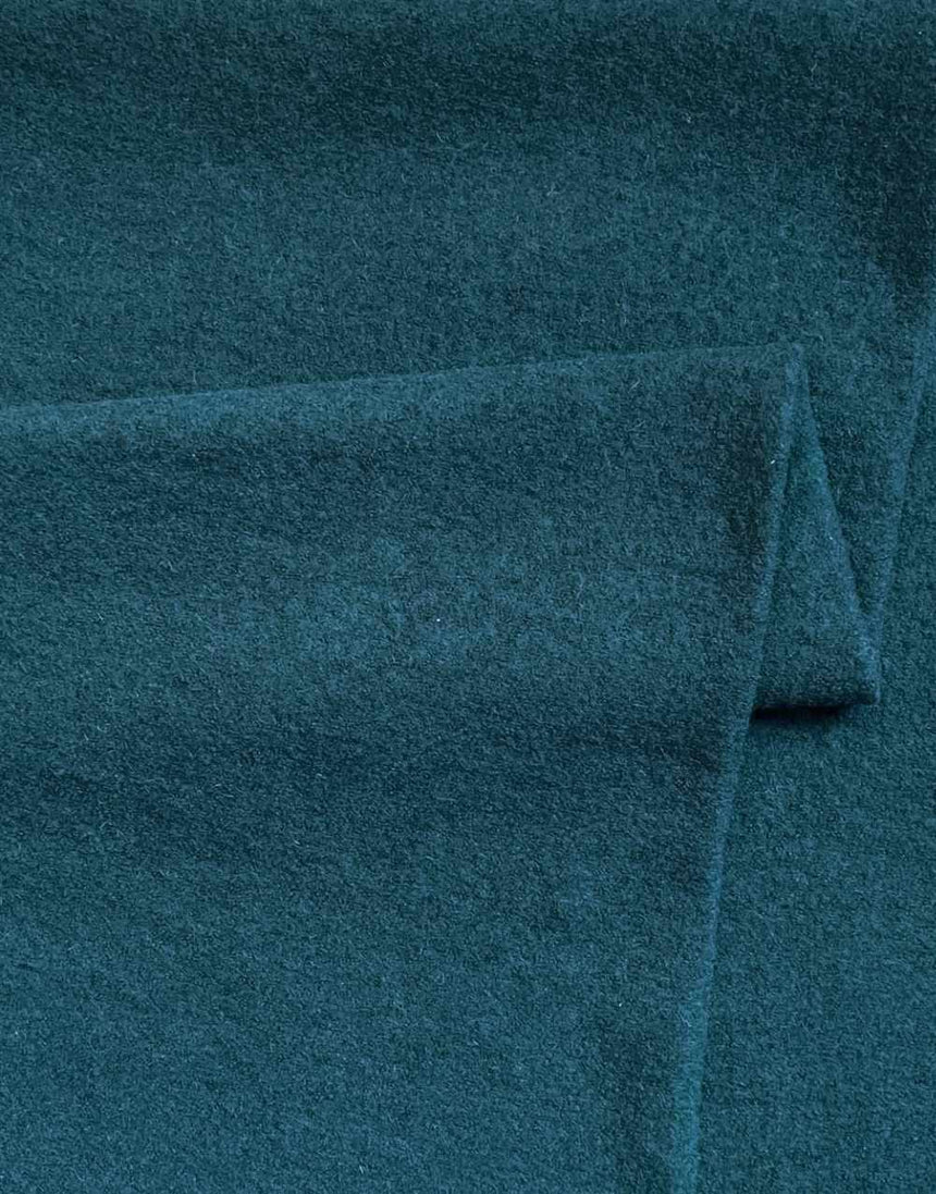 Not Specified Boiled Wool Teal 100% Boiled Wool Fabric 14092