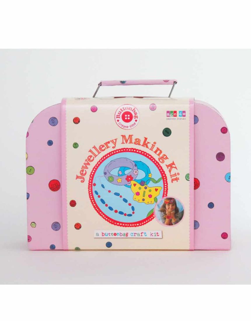 Buttonbag Children's Craft Kits Children's Jewellery Making Suitcase Kit, Buttonbag 5060304350701 5060304350701