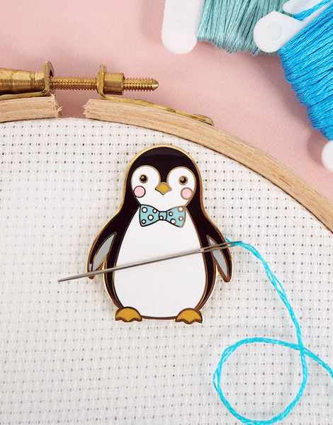 Penguin Magnetic Needle Minder, Caterpillar Cross Stitch