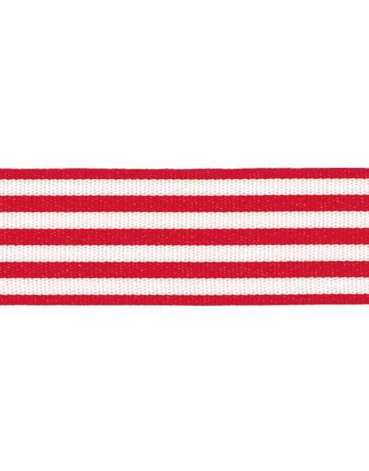 Not specified Ribbon & Trimming Red Christmas Stripes, 25m 5024264624180 5024264624180