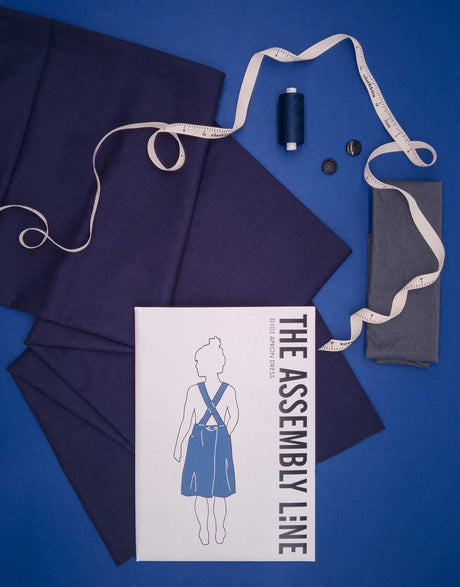 Clothkits Women's Dressmaking Kit The Assembly Line Apron Dress, Complete Dressmaking Kit