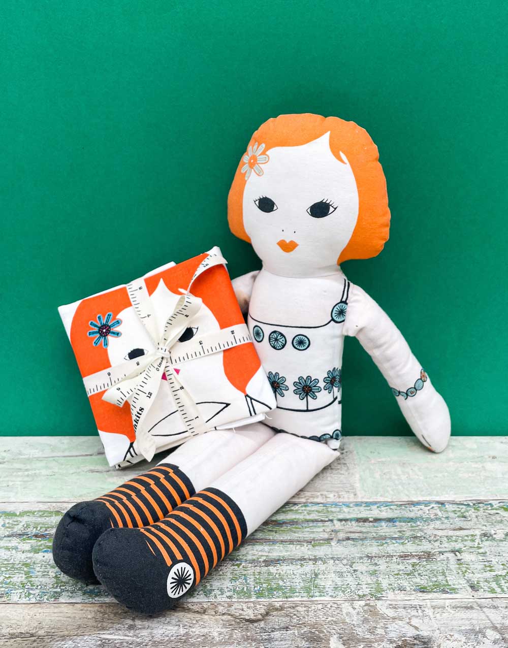 Hand-sewn on sale rag doll