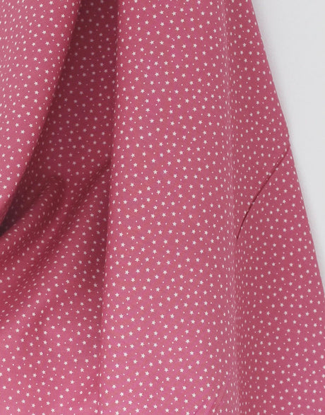 Not Specified Cotton Poplin Pink / Stars Small Stars on Dusky Pink, Printed Cotton Fabric 03233826