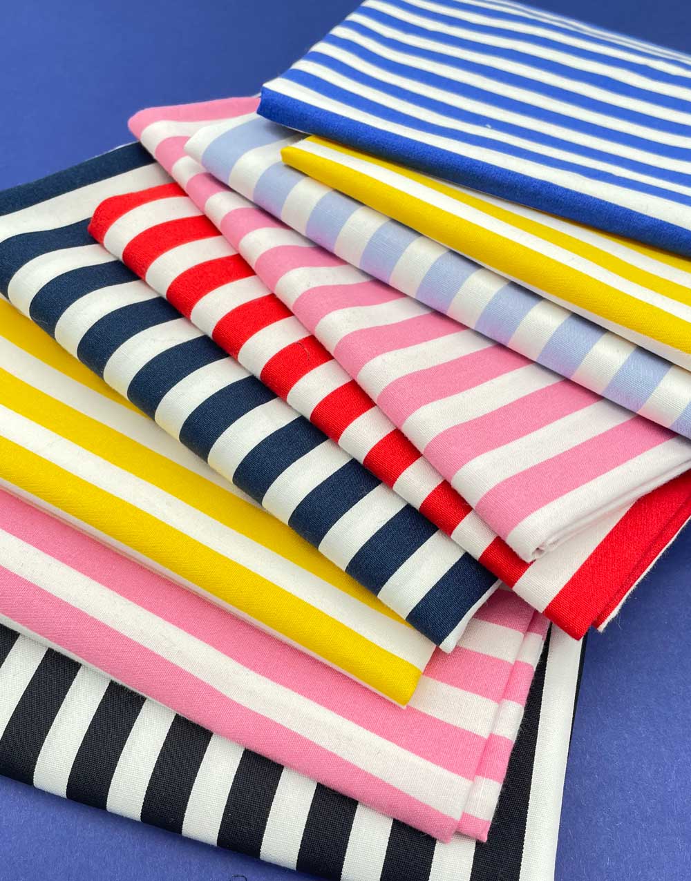 Striped Cotton Poplin Fabric – Clothkits