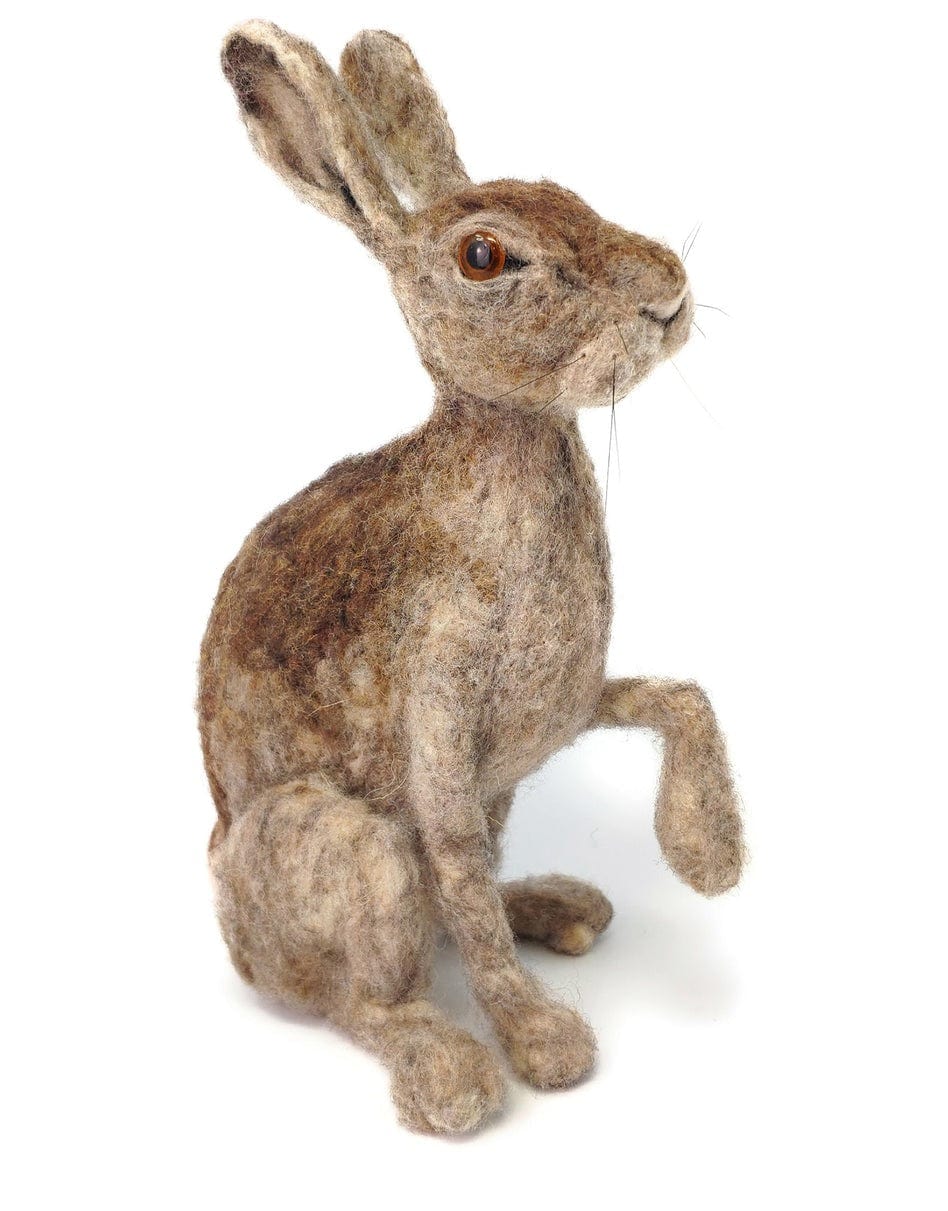 Wild Scottish Hare Needle Felting Kit Crafty Kit Company Clothkits