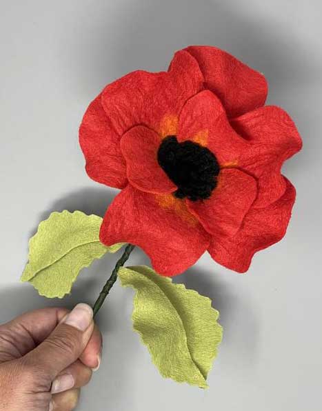 Crafty Kit Co Felt Craft Felt Poppy Craft Kit, Crafty Kit Company 5060347382578 5060347382578