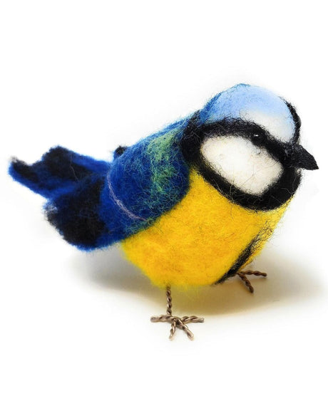 Crafty Kit Co Needle Felting Blue Tit Needle Felting Kit, Crafty Kit Company 5060347381809 5060347381809