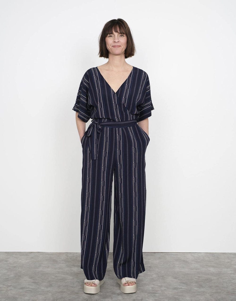 Pandora striped jumpsuit online