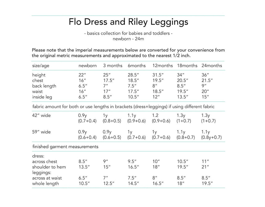 Dhurata Davies Children's Clothing Flo Dress & Riley Leggings Sewing Pattern for Babies, Dhurata Davies 63194146