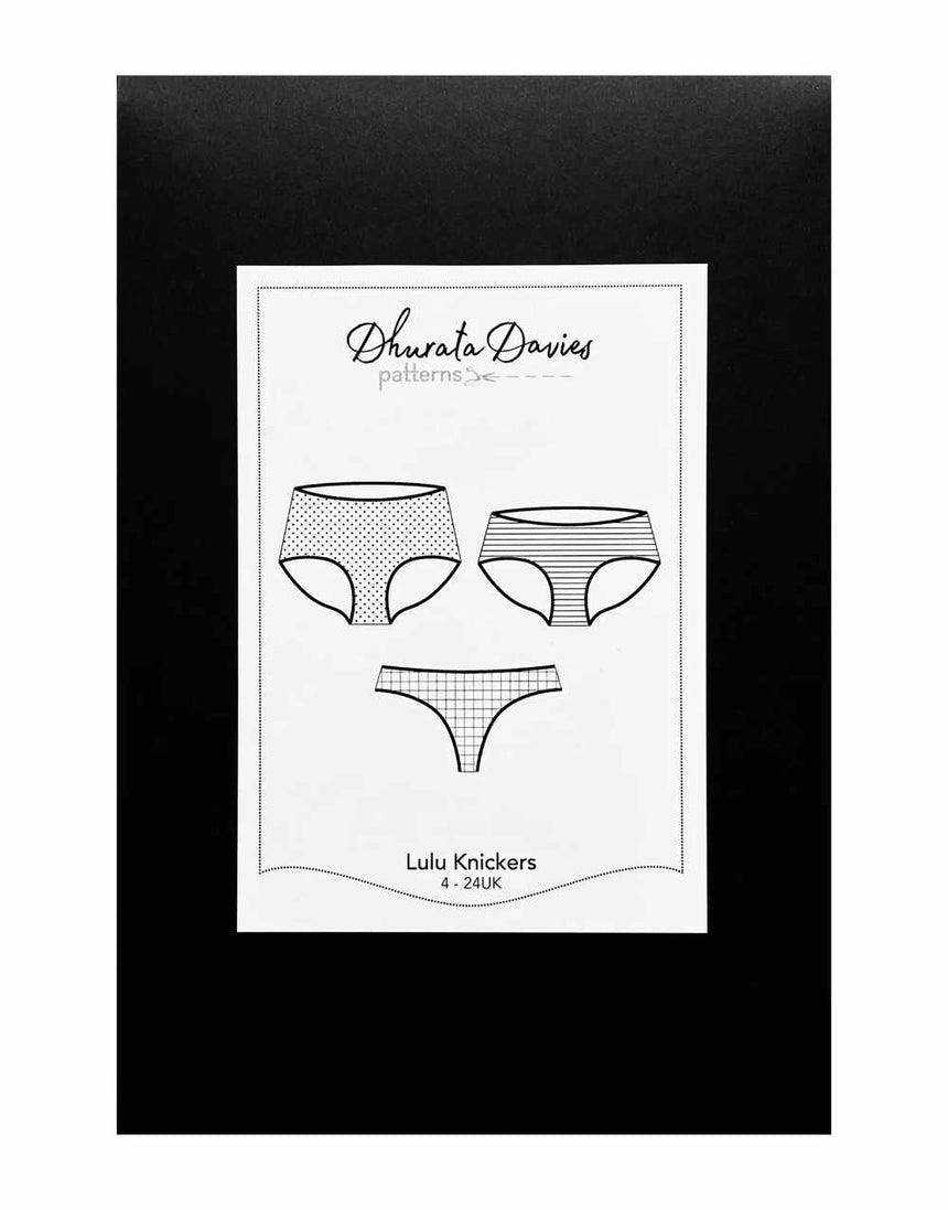 Dhurata Davies Lingerie & Sleepwear Lulu Knickers Sewing Pattern 4-24UK  by Dhurata Davies 71736610