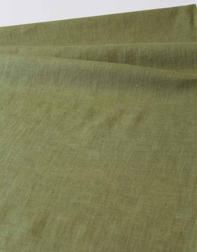 Not Specified Linen Green / Plain Chartreuse Green Linen Fabric 04414.025-0012