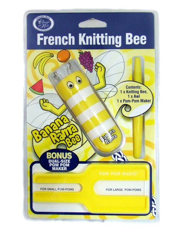 Classic Knit Pom Pom Making The French Knitting Bee and Pom Pom Maker 9317385232904 9317385232904