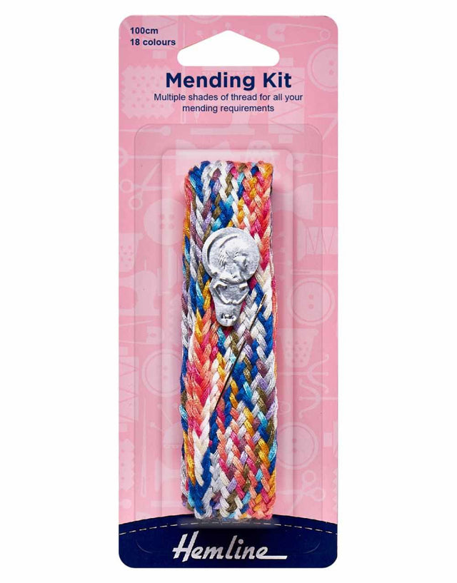 Hemline Sewing Tools Mending Plait Kit with Thread & Needle 9317385002033 9317385002033