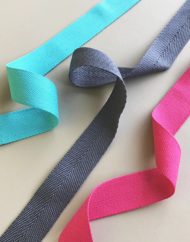 Not Specified Cotton Tape Brights 25mm Herringbone Cotton Tape