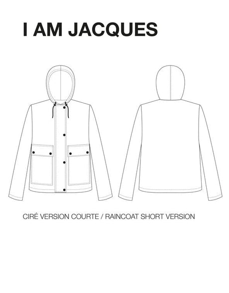 I AM Patterns Coats & Jackets Jacques Ladies Raincoat Sewing Pattern, I AM Patterns 21113