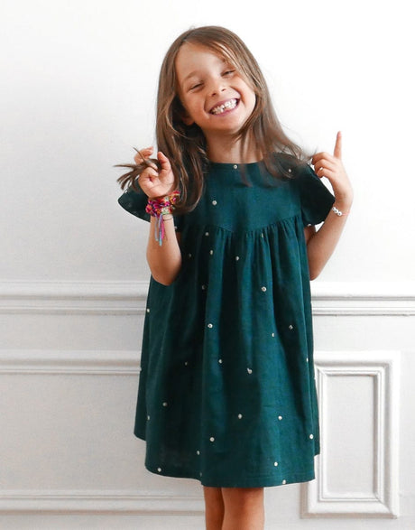 Ikatee Children's Clothing Louise Blouse & Dress Sewing Pattern  (3y - 12), Ikatee 3760278990669