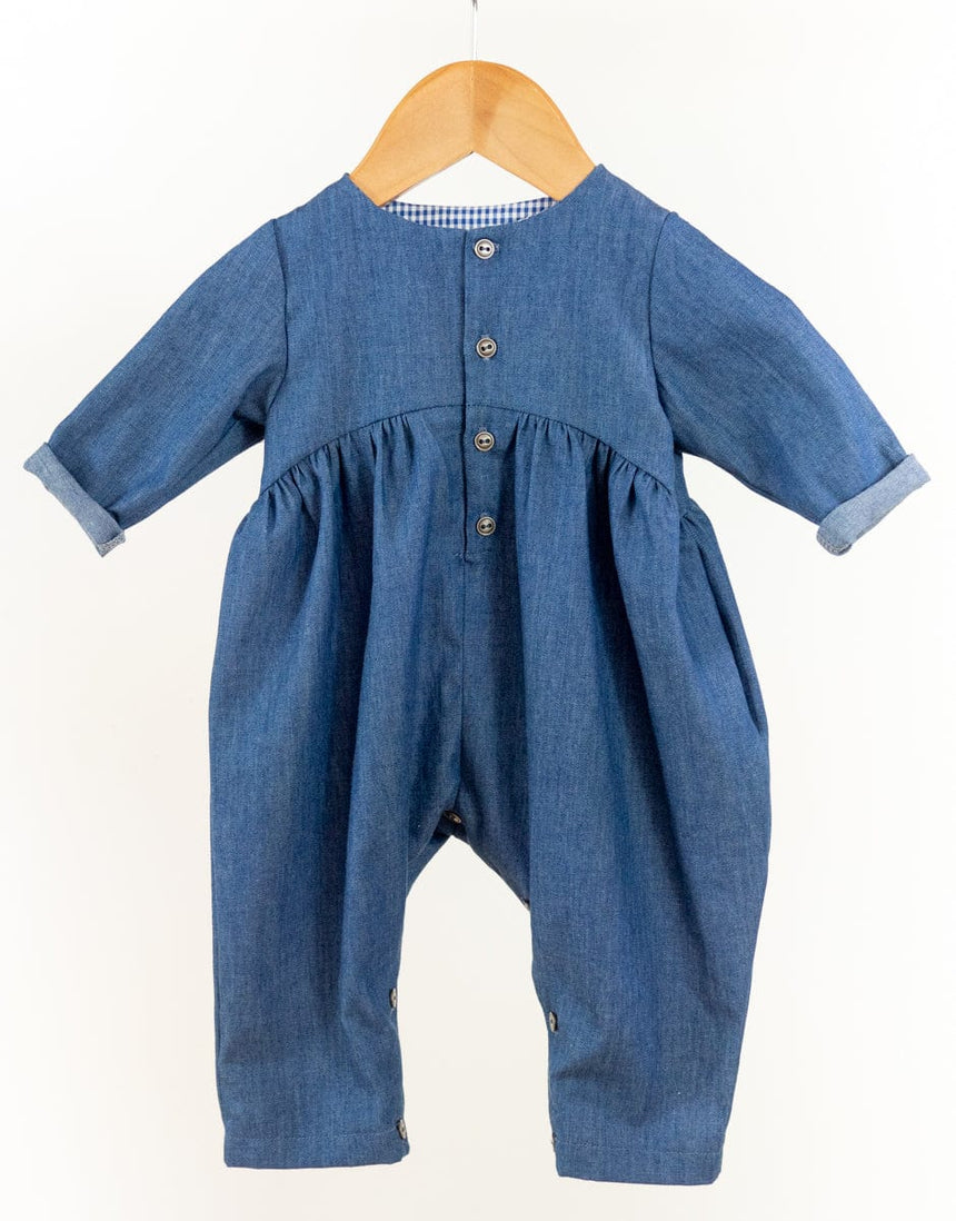 Ikatee Babies Clothing Madrid Jumpsuit/Playsuit Unisex Sewing Pattern (6m - 4y), Ikatee 3760278990195