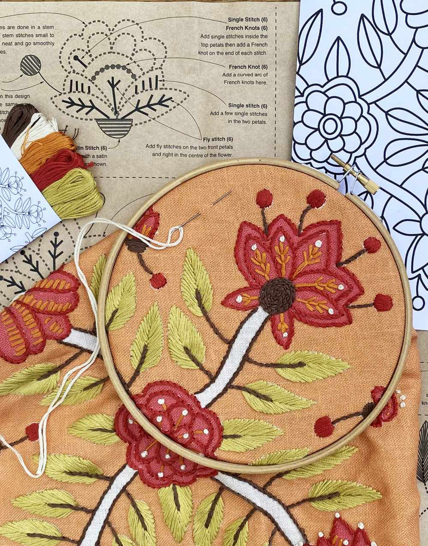 Kirsten Embroidery Kit, Kasia Jacquot