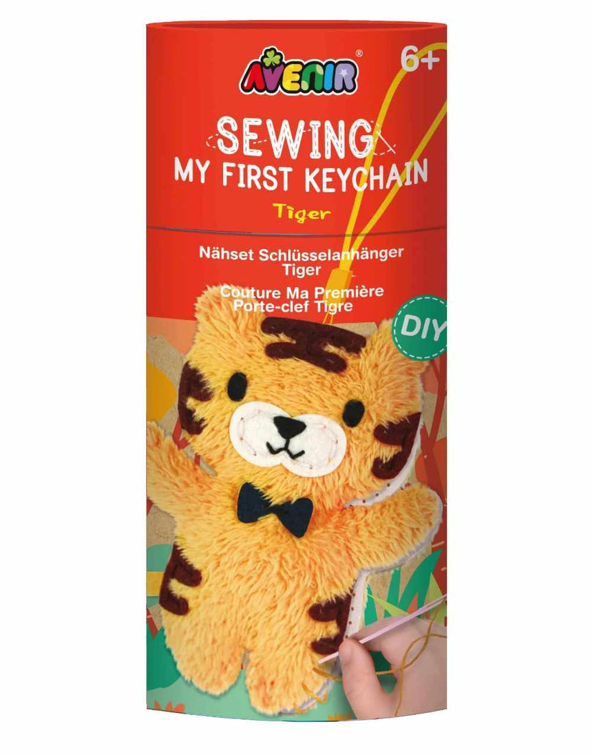 Tiger Keyring First Sewing Kit