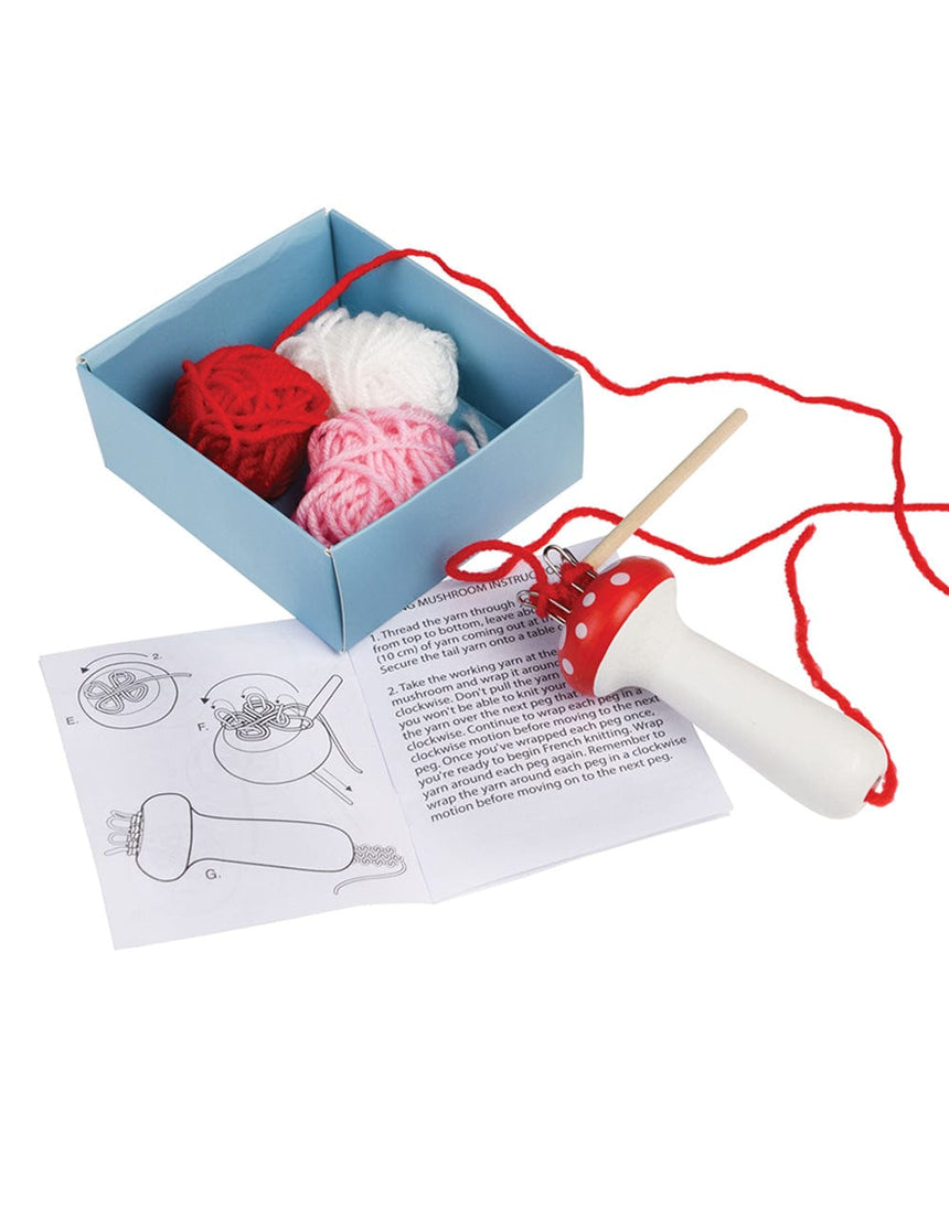 Not Specified Children's Craft Kits Knitting Mushroom French Knitting Kit 5027455427997 5027455427997