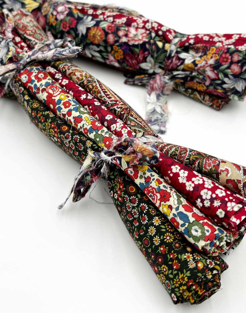 Autumnal Reds Liberty Fabrics Tana Lawn® Fat Quarter Bundle